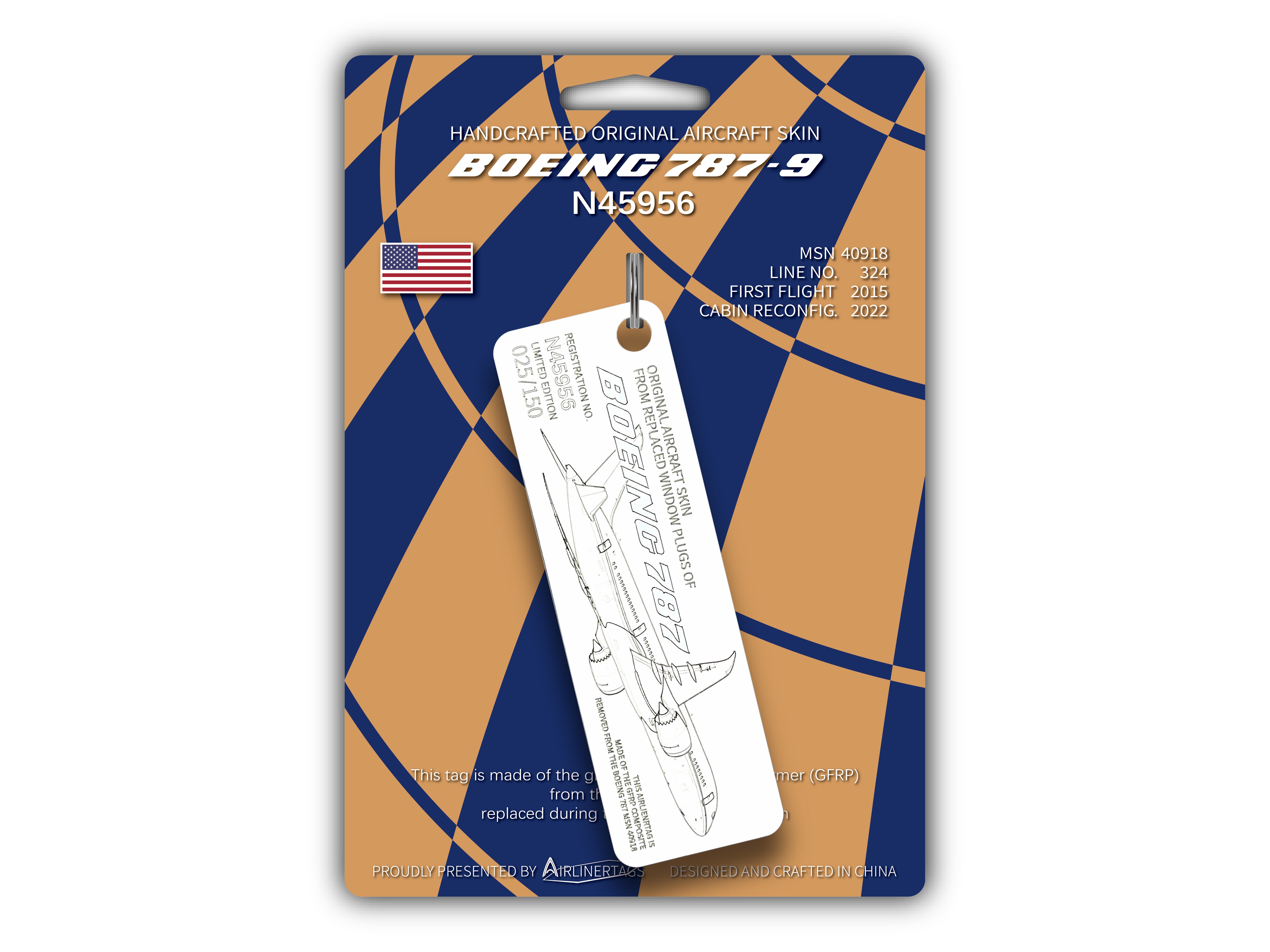 Boeing 787-9 Dreamliner ex-N45956 --- Airlinertags Boeing 787-9 Dreamliner ex-N45956 --- Airlinertags