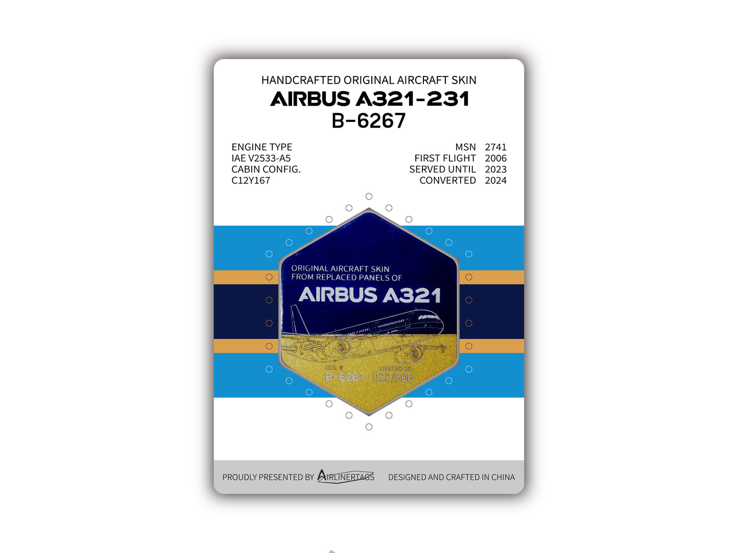 Airbus A321-200 ex-B-6267
