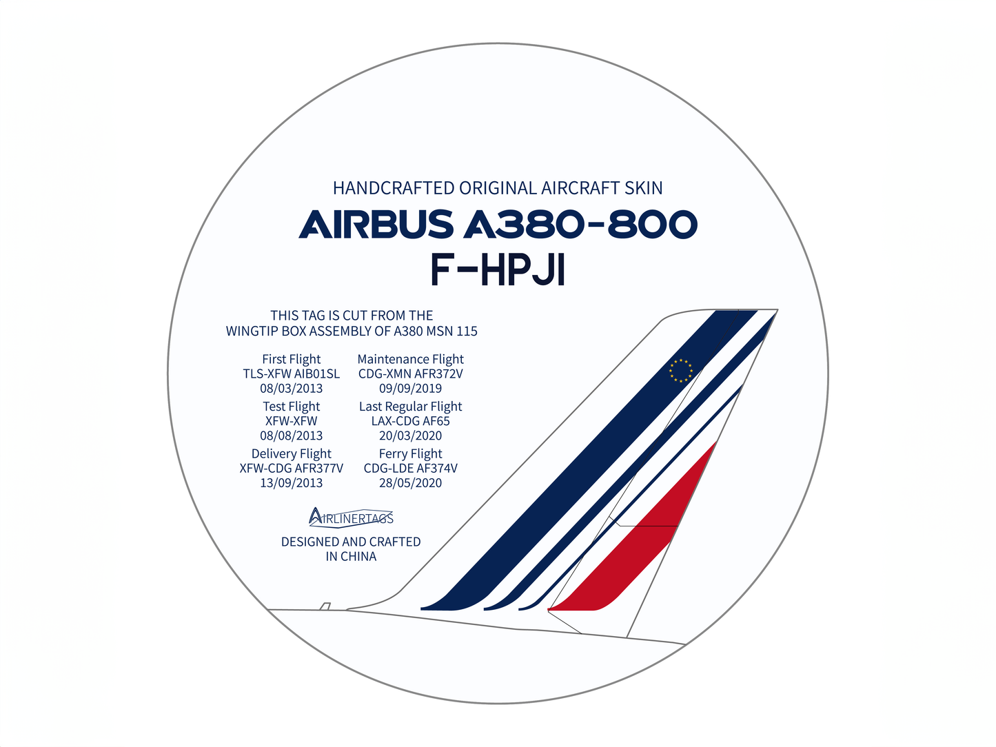 Rounded Display - Airbus A380-800 ex-F-HPJI