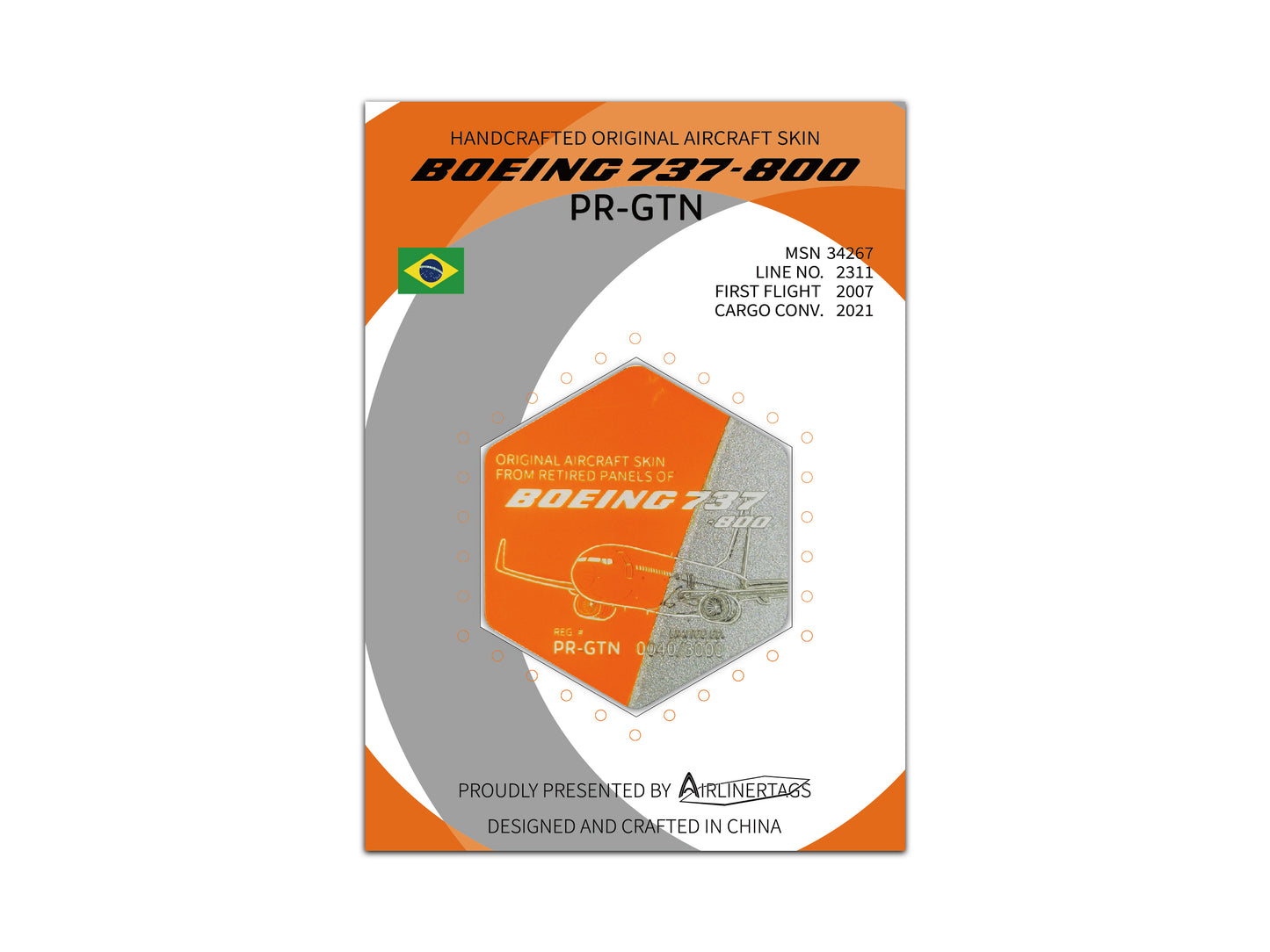 Boeing 737-800 ex-PR-GTN