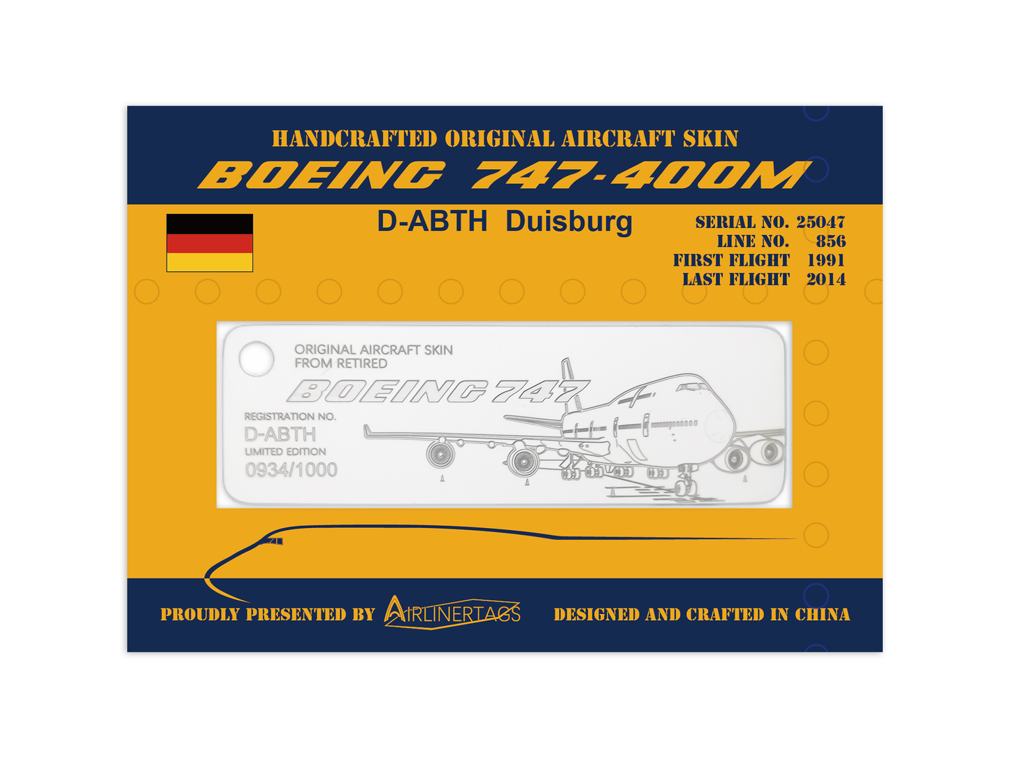 Boeing 747-400M ex-D-ABTH