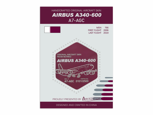 Airbus A340-600 ex-A7-AGC