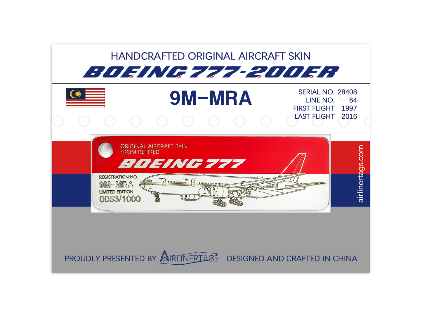 Boeing 777-200ER ex-9M-MRA