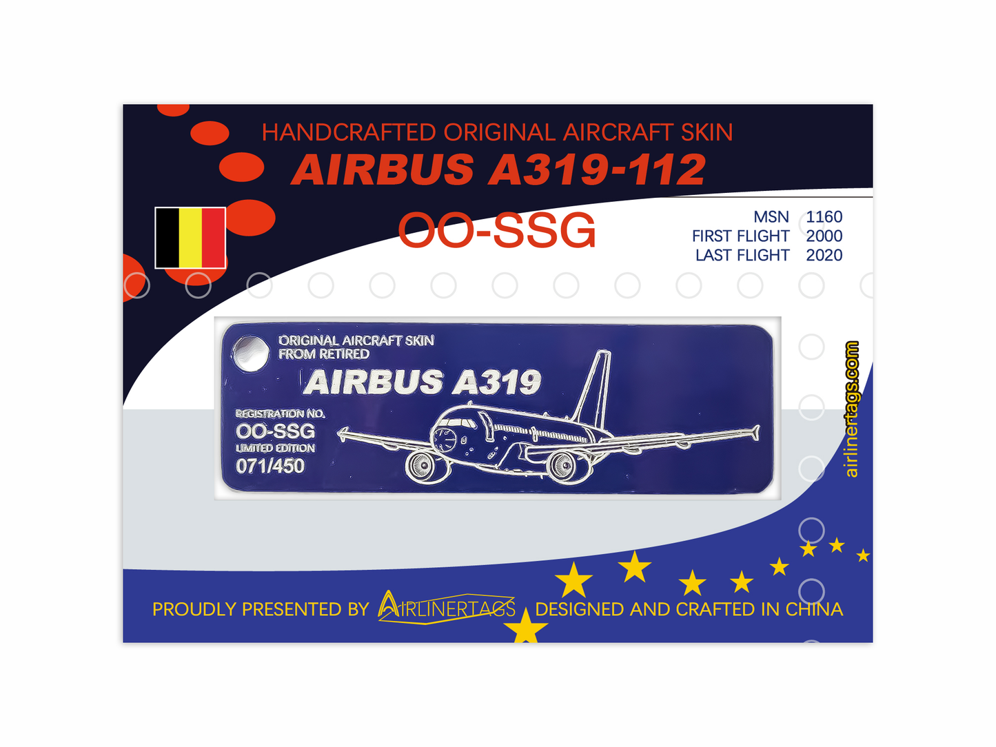 Airbus A319-112 ex-OO-SSG