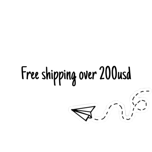 Free shipping by airmail for orders over 200usd!
