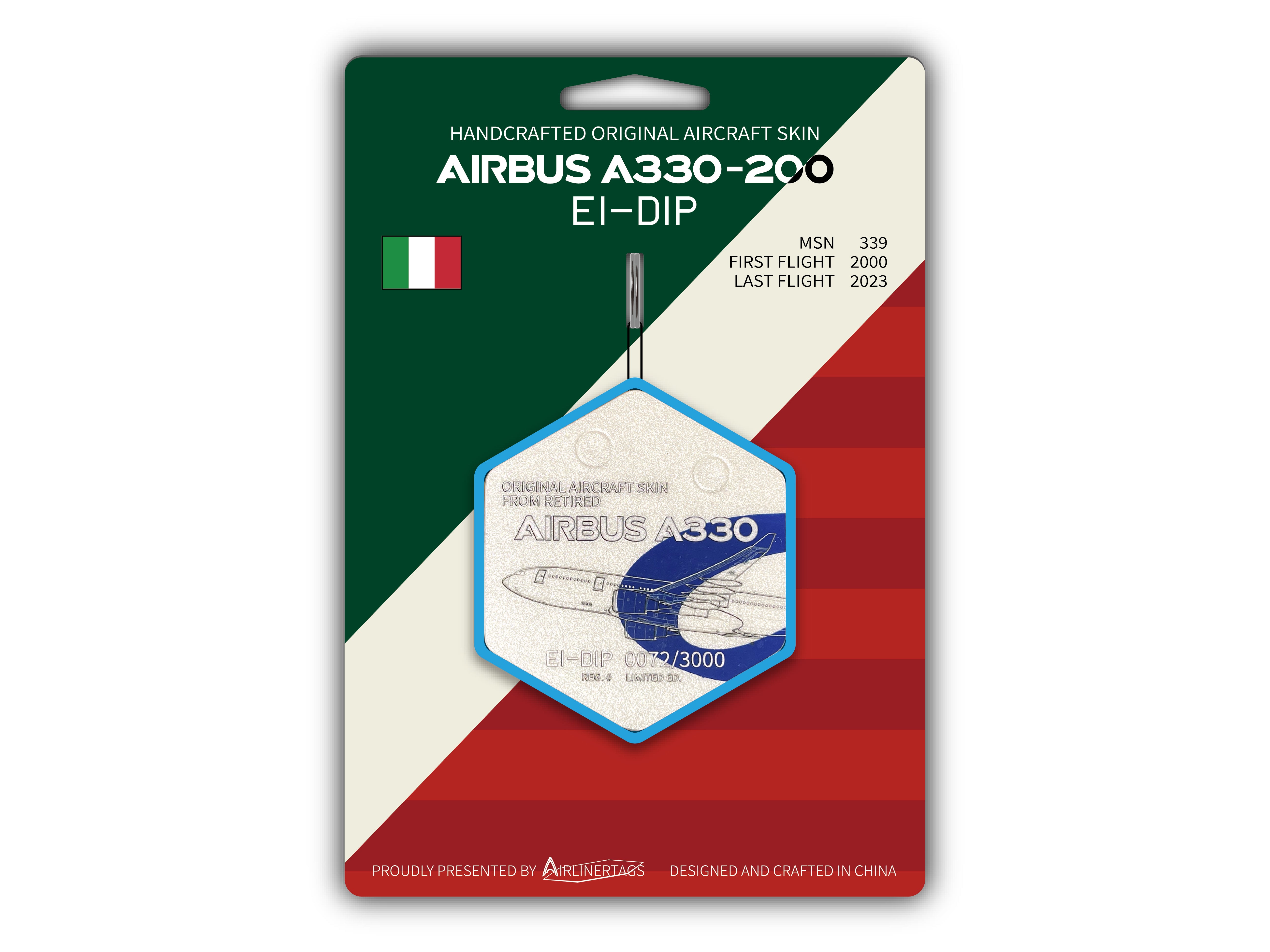 アシアナ航空 A330-323 Airlinertags Airbus A330-200 ex-EI-DIP --- Airlinertags