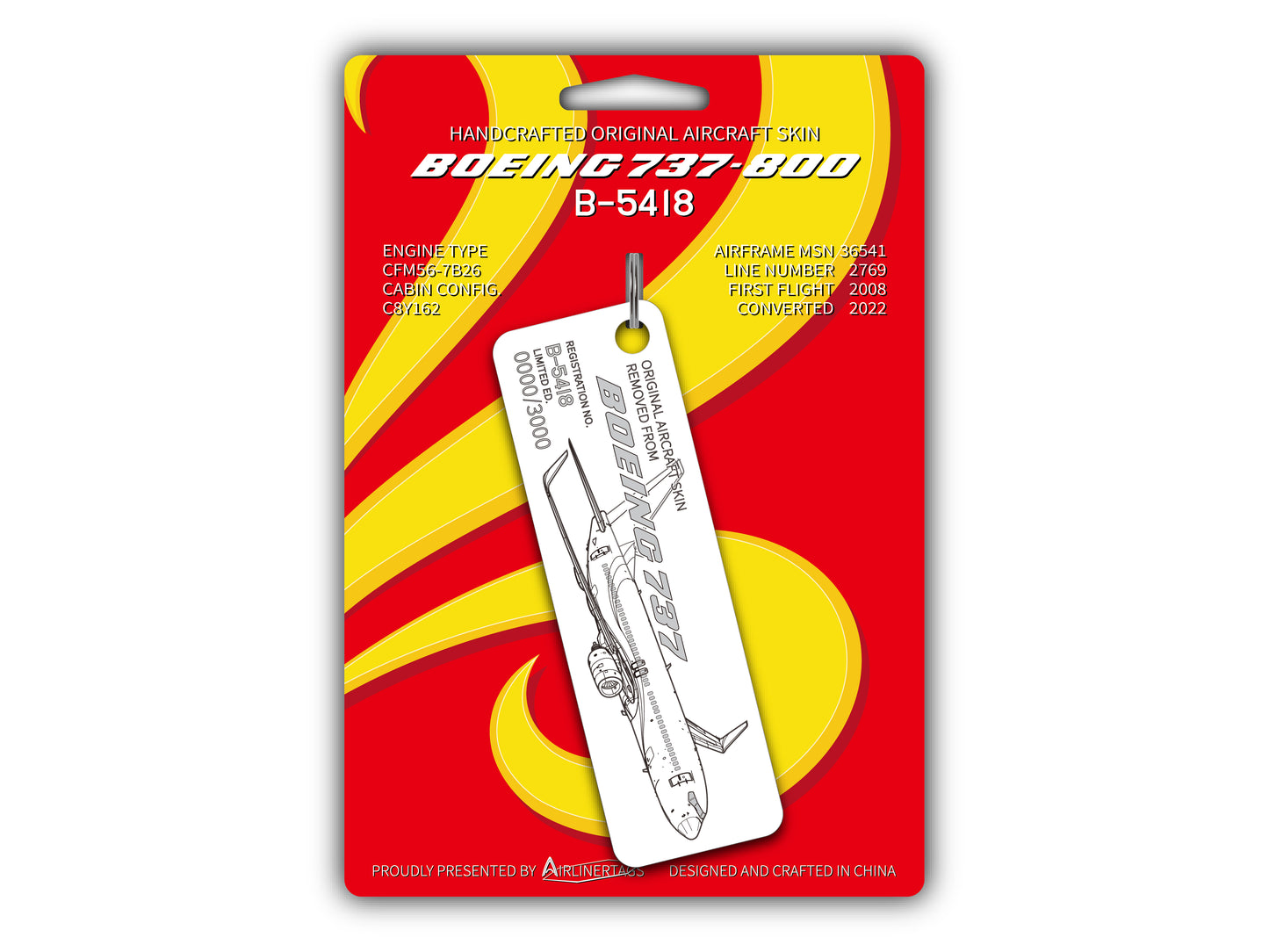 Boeing 737-800 ex-B-5418