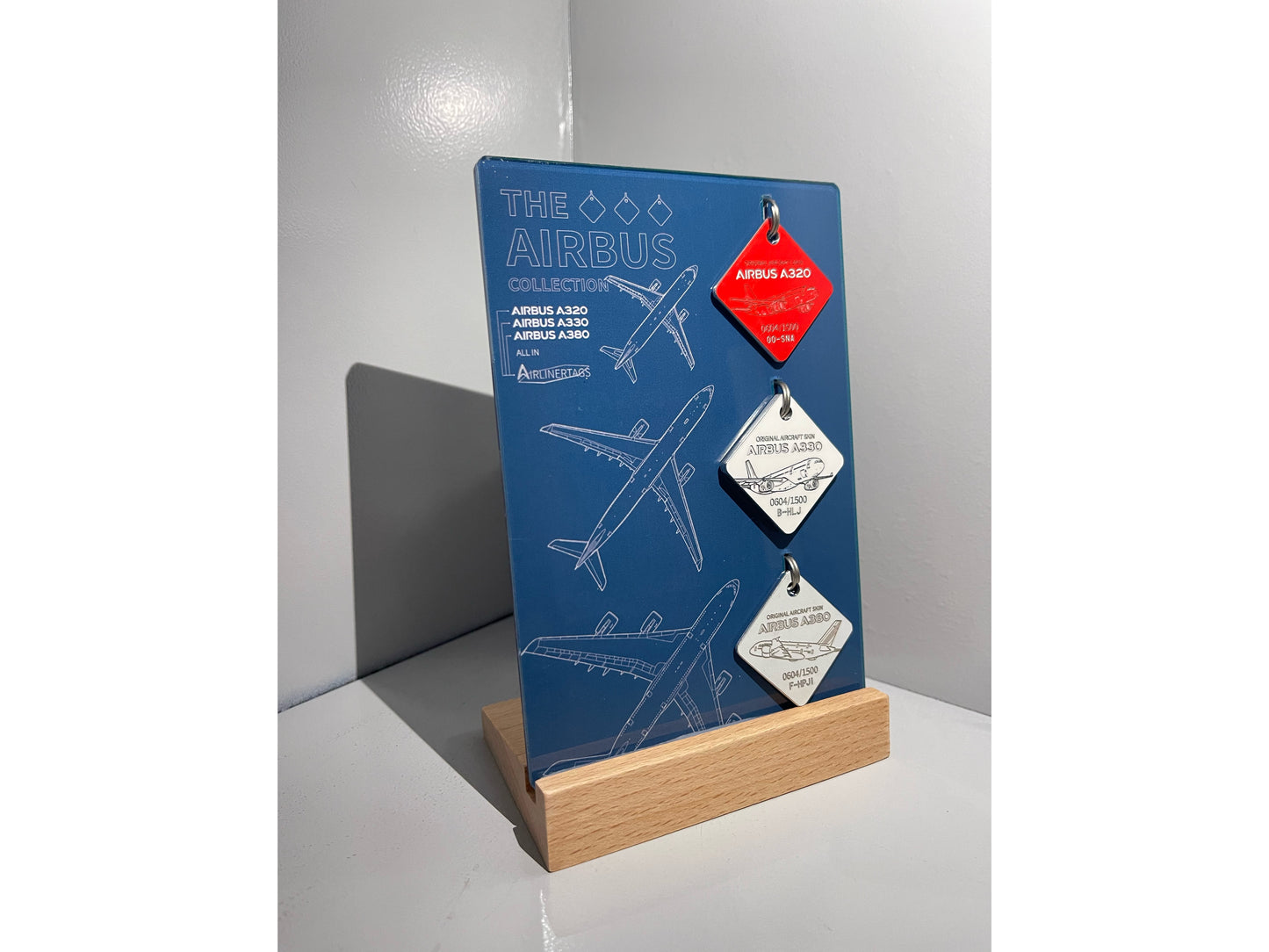 The Airbus Collection in Acrylic Display