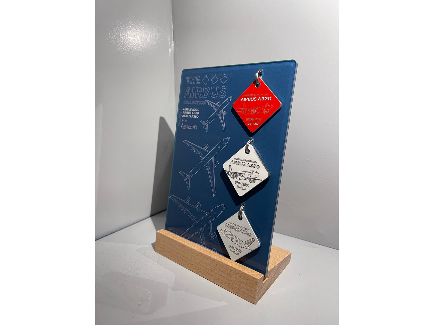 The Airbus Collection in Acrylic Display