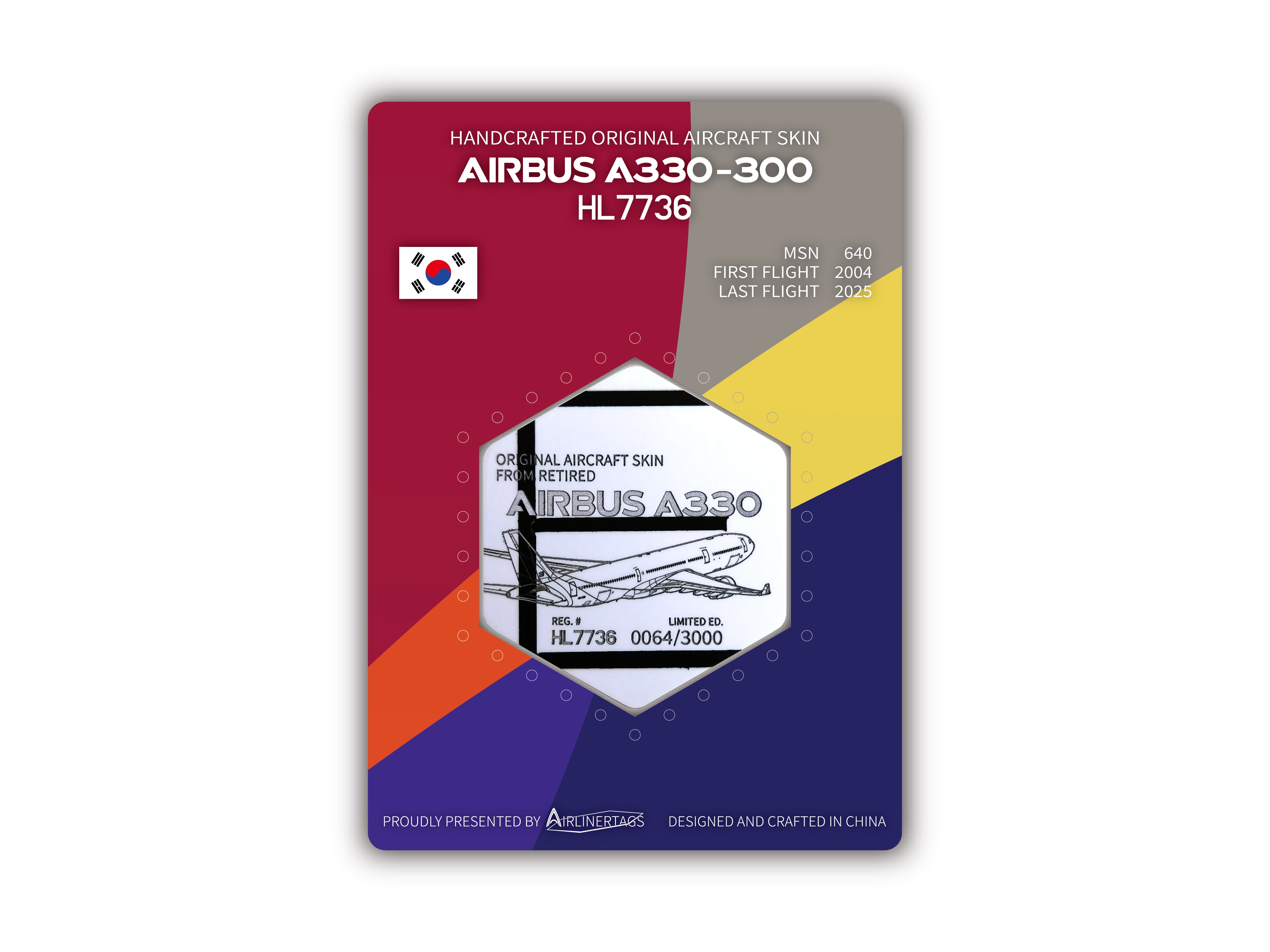 Aviationtag 初B727 白色 Aviationtag 初B727 白色