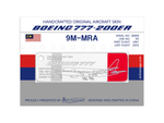Load image into Gallery viewer, Boeing 777-200ER ex-9M-MRA
