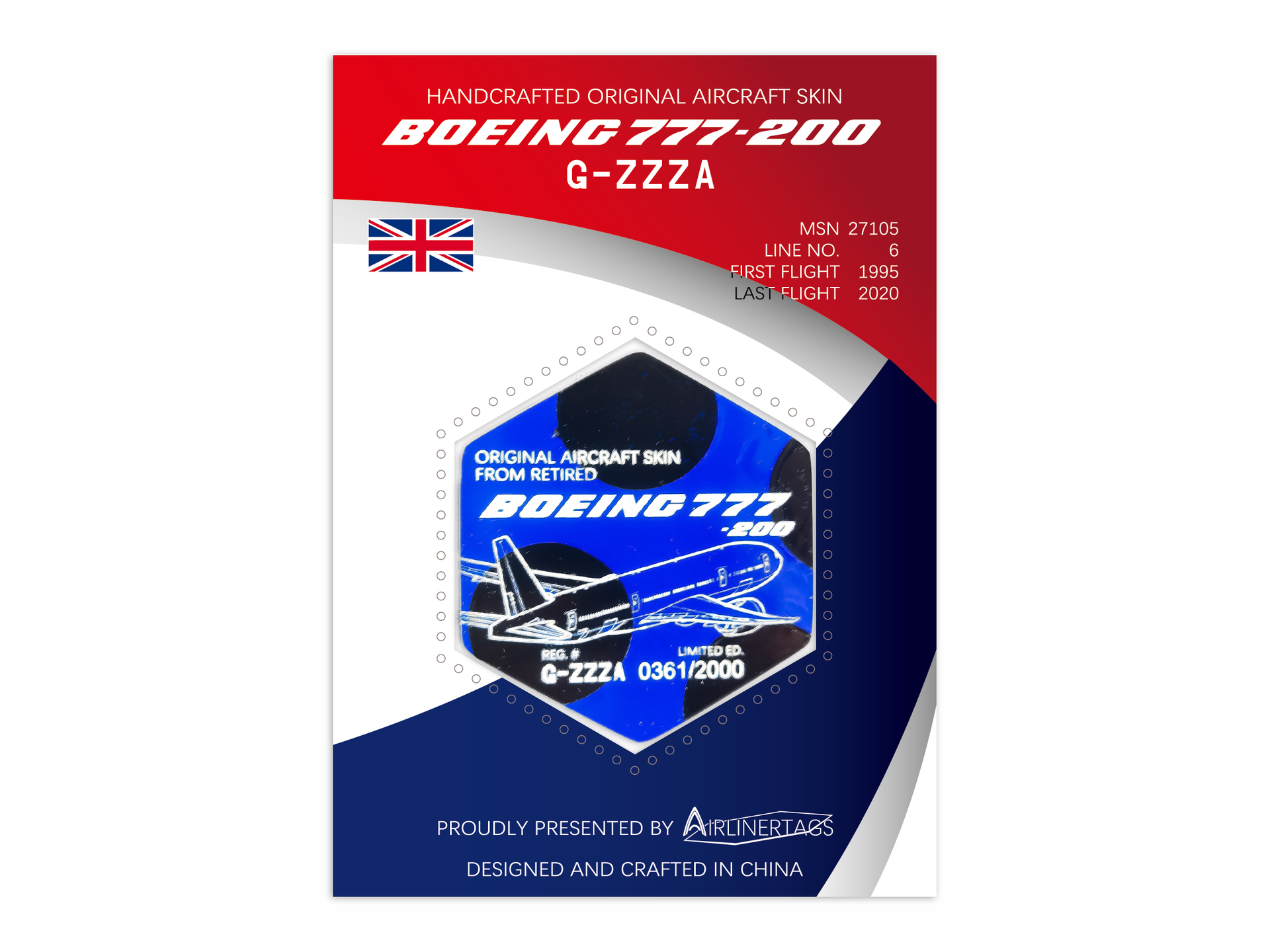 Boeing 777-200 ex-G-ZZZA --- Airlinertags