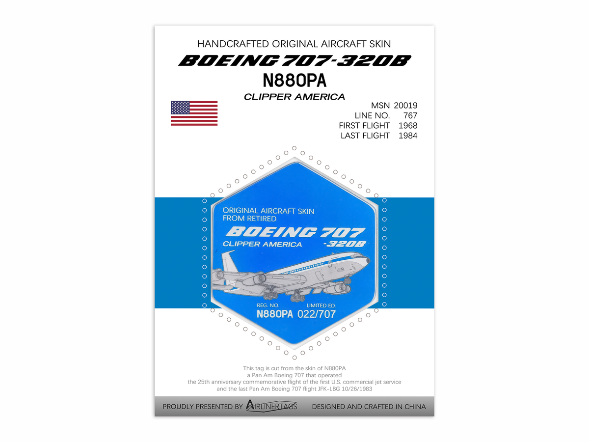 Boeing 707-320B ex-N880PA --- Airlinertags