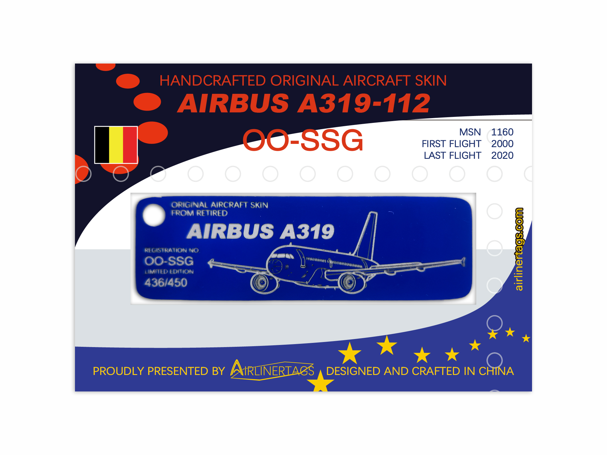 Airbus A319-112 ex-OO-SSG #436