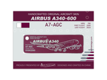 Load image into Gallery viewer, Airbus A340-600 ex-A7-AGC

