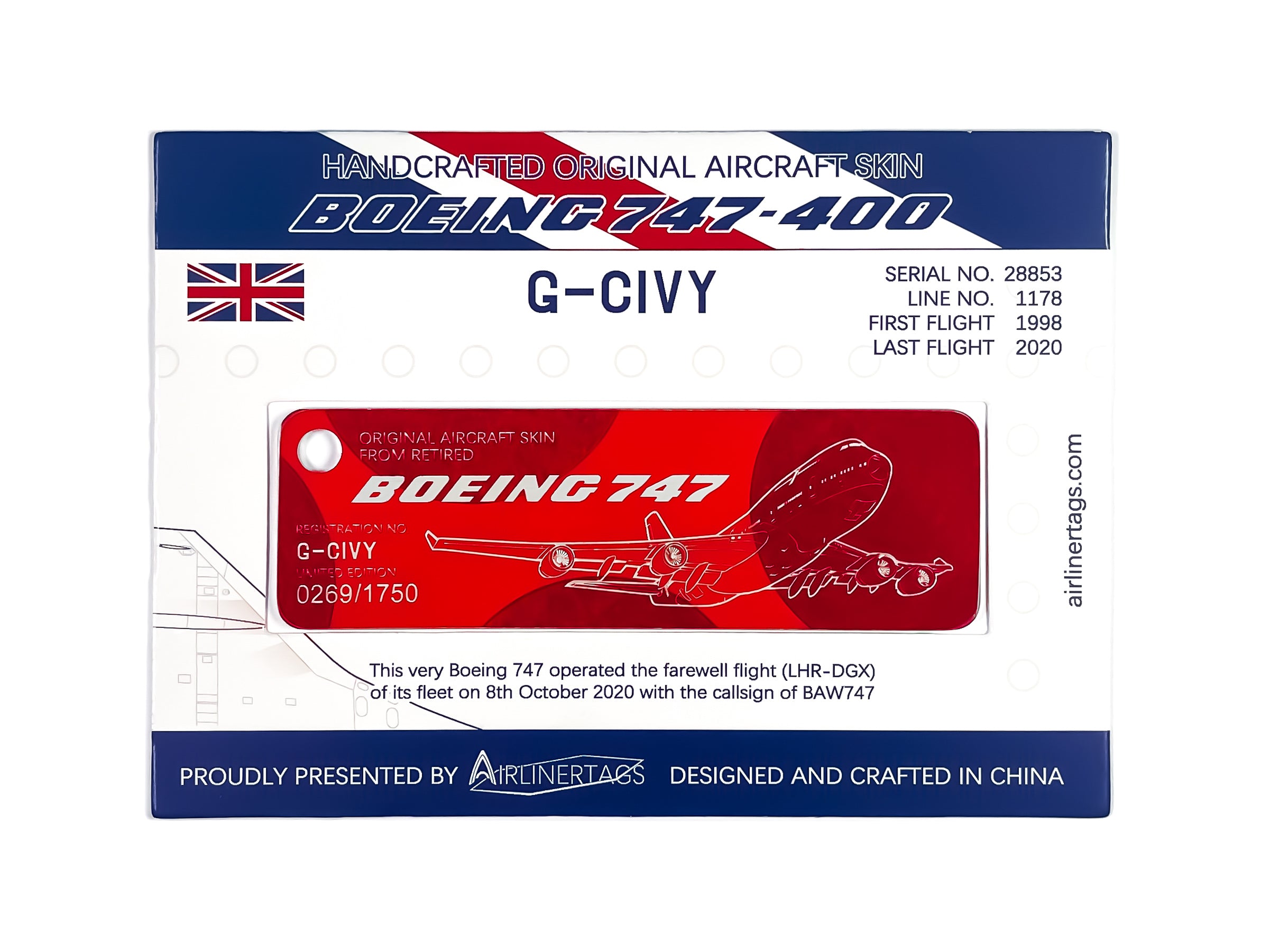 Boeing 747-400 ex-G-CIVY