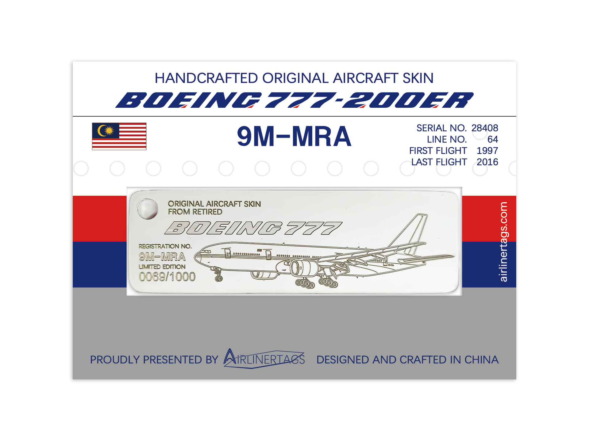 Boeing 777-200 ex-9M-MRA --- Airlinertags